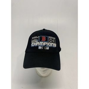 Authentic Collection World Series Champions 2004 Cap Hat Black One Size Men's